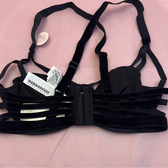Forever 21 Black Bra 32C NWT – Velvet Bands & Underwire - Picture 7 of 12